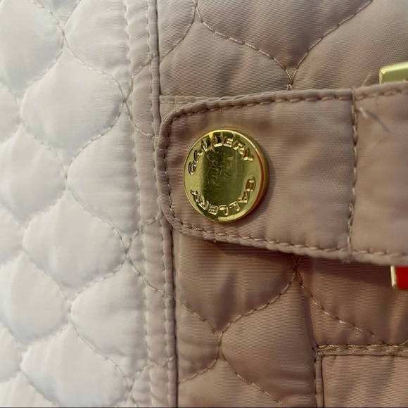 Gallery lighter Weight Beige Quilted Jacket Sz. S - Picture 6 of 16